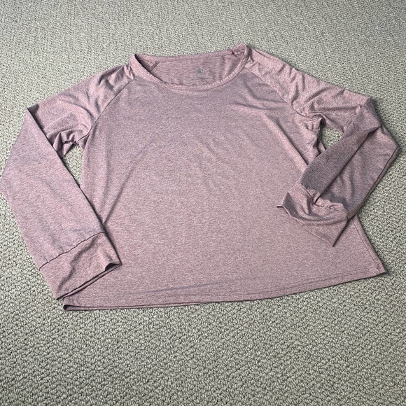 Body Glove Tops - Body Glove Womens T-Shirt Size Large Purple Long Sleeves‎ Thumb Holes Pullover